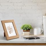 Fabian Clarke London 7x5 Modern Oak Photo Frame with White Mount 6x4 view 7