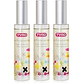 TYMO Heat Protectant for Hair with Argan Oil for Heated Styling Tools, Leave in Conditioner Spray to Smooth & Hydrate, Natural Pure Formulation, Multi-benefit Treatment, Lightweight Spray, Pack of 3
