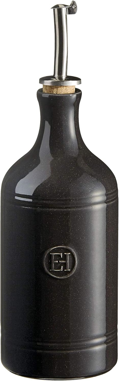 Emile Henry Oil Cruet, Charcoal: Cruet Sets: Kitchen & Dining