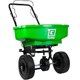 CHAPIN 89000A TurfPro 80 lb Lawn Spreader, Push, Seed and Fertilizer | Adjustable side baffle and 15-setting gate; covers up to 18,000 sq ft per hopper fill with precise control