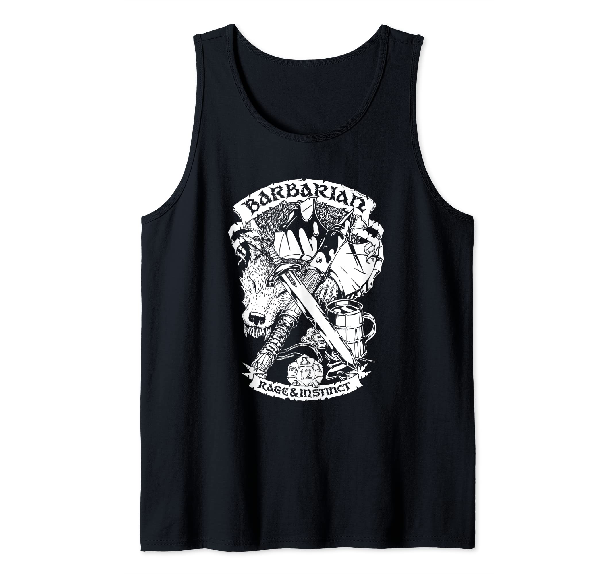 Fantasy Role-Playing Game (RPG) Barbarian Tank Top