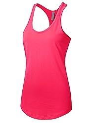 Womens Active Racerback Tank Top Soft Casual