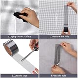 SouFace Fiberglass Window Screen Repair Tape Patch Anti-Insect Fly Bug Door view 7