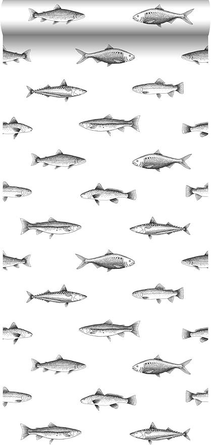 Téléchargement gratuit Images Papier Peint Poissons Blanc Et Noir 138967 D Estahome Nl le plus cool salutations