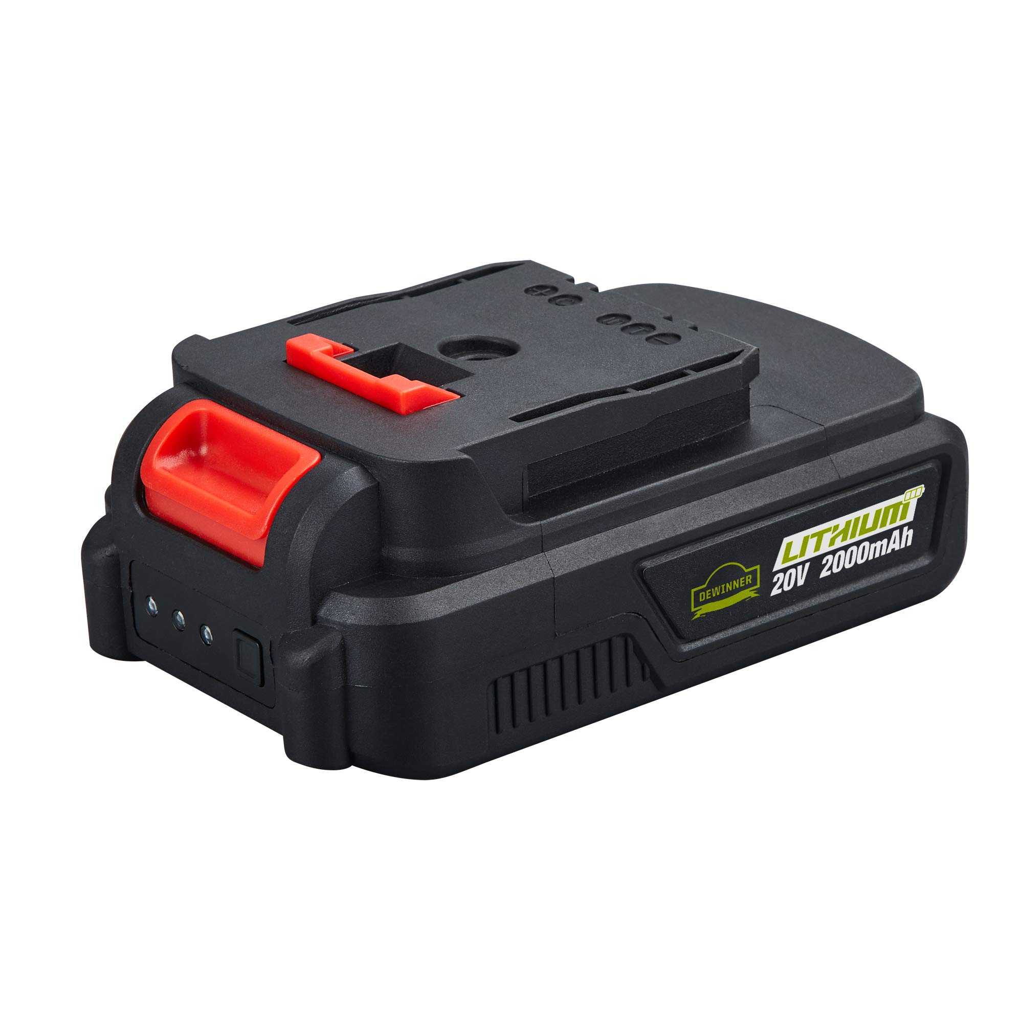 DEWINNER Battery 2.0 Ah Lithium-Ion for DEWINNER Power Tools, Jigsaw saw,reciprocating saw, hedge trimmer(VPCD2193,VPCD2252,VPCD2209,VPCD2245, DWT2285, DWT2286)