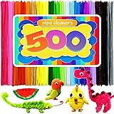 GAGANIU 500pcs Pipe Cleaners, Pipe Cleaners for