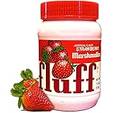 Marshmallow Fluff Traditional Baking Spread and Crème, Gluten Free, No Fat or Cholesterol, Strawberry (Strawberry, 7.5 Ounce
