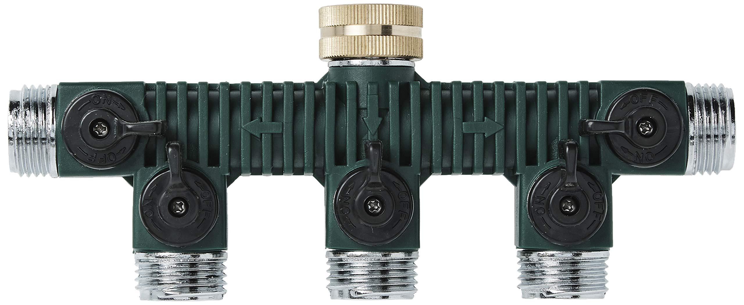 Photo 1 of Orbit 62019 5-Way Zinc Hose Faucet Valve Manifold