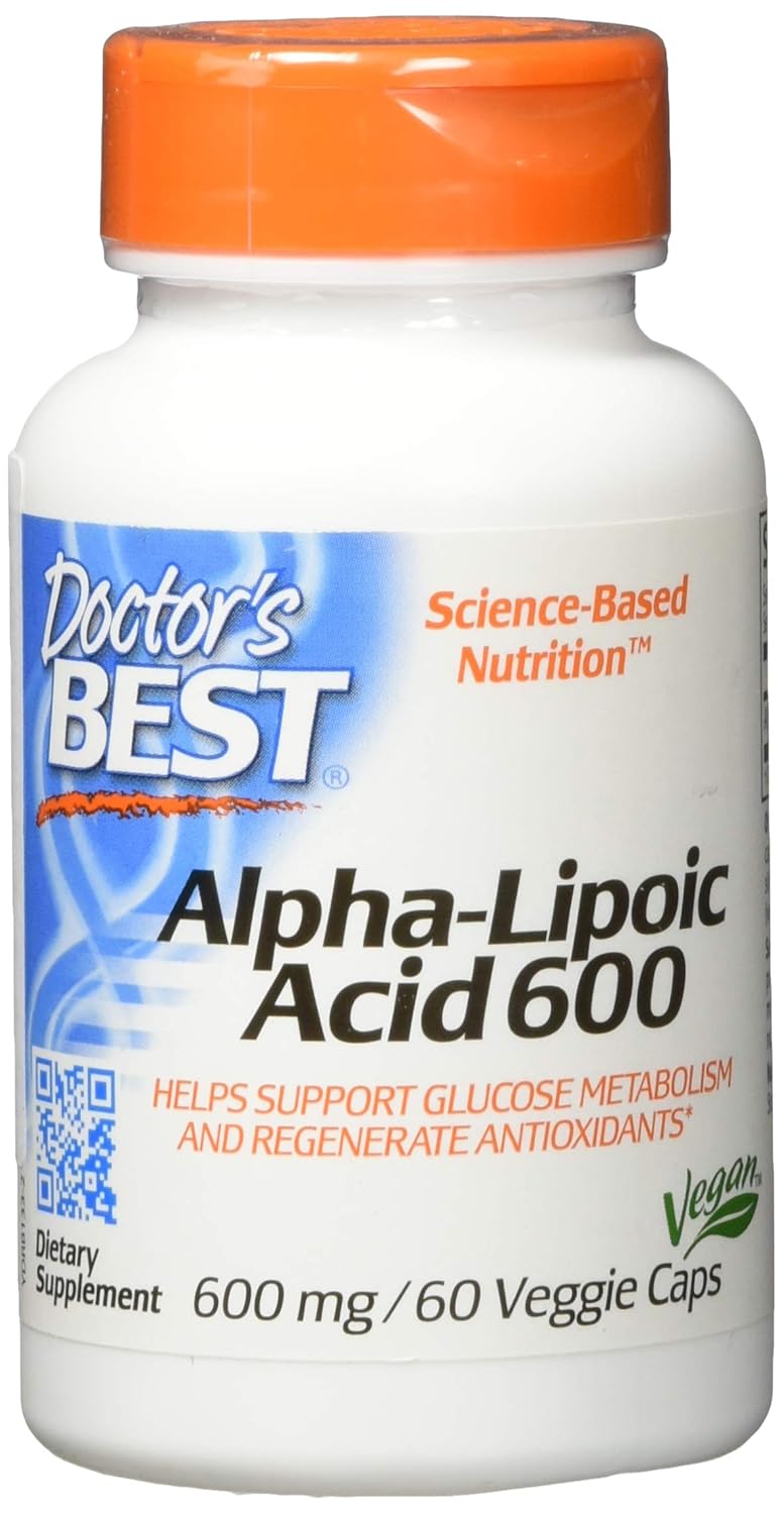 Doctor's Best Alpha Lipoic Acid 600mg 60 vgc Amazon.in Health