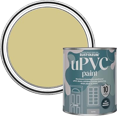 Rust-Oleum Green uPVC Door and Window Paint Satin Wasabi 750ml