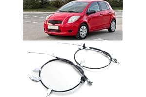 2Pcs Parking Brake Cables Rear Left & Right 4642052151, Compatible with Toyota Yaris 2007 2008 2009 2010 2011, Replace 464305