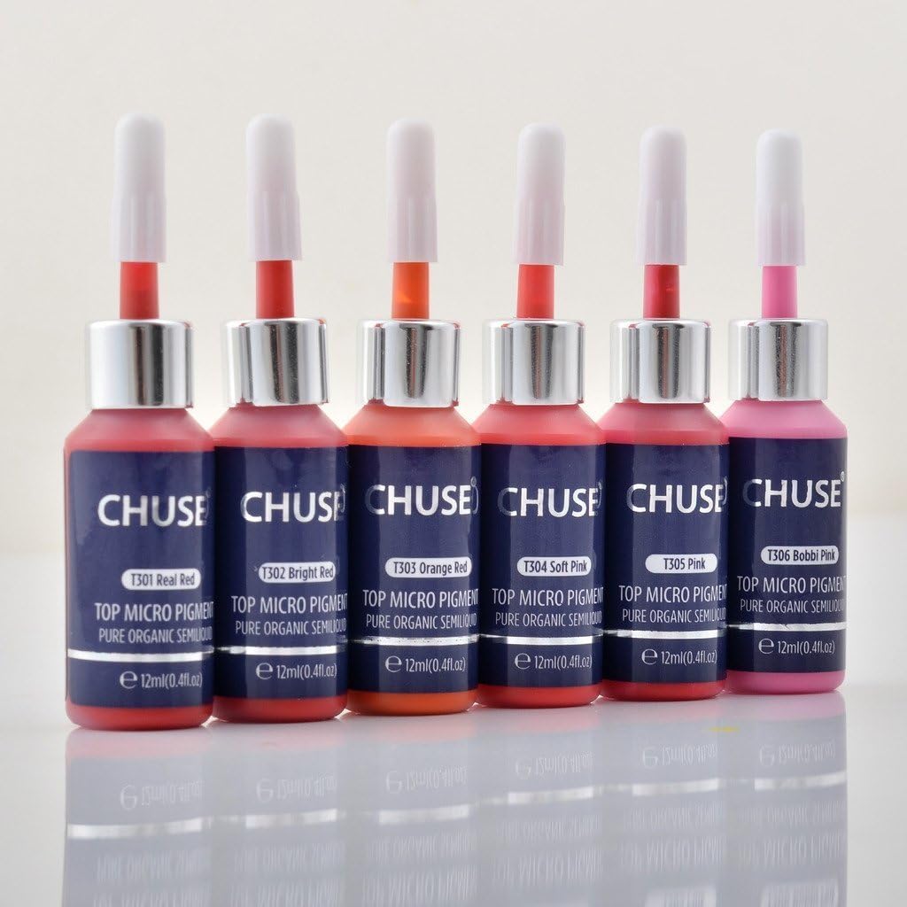 CHUSE PMU Lip Pigments 0.4oz/12ml (T304 Soft Pink), 12 ml (Pack of 1) - Image 4