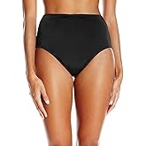 Maxine of Hollywood Womens High Waist Hipster Bikini Swimsuit Bottom