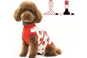 COPPTHINKTU Recovery Suit for Dogs After Surgery, Dog Surgery Suit Onesie Female Spay for Small Medium Dogs, Breathable Dog Recovery Suit Body Suits for Anti Licking Abdominal Wounds Cone Alternative