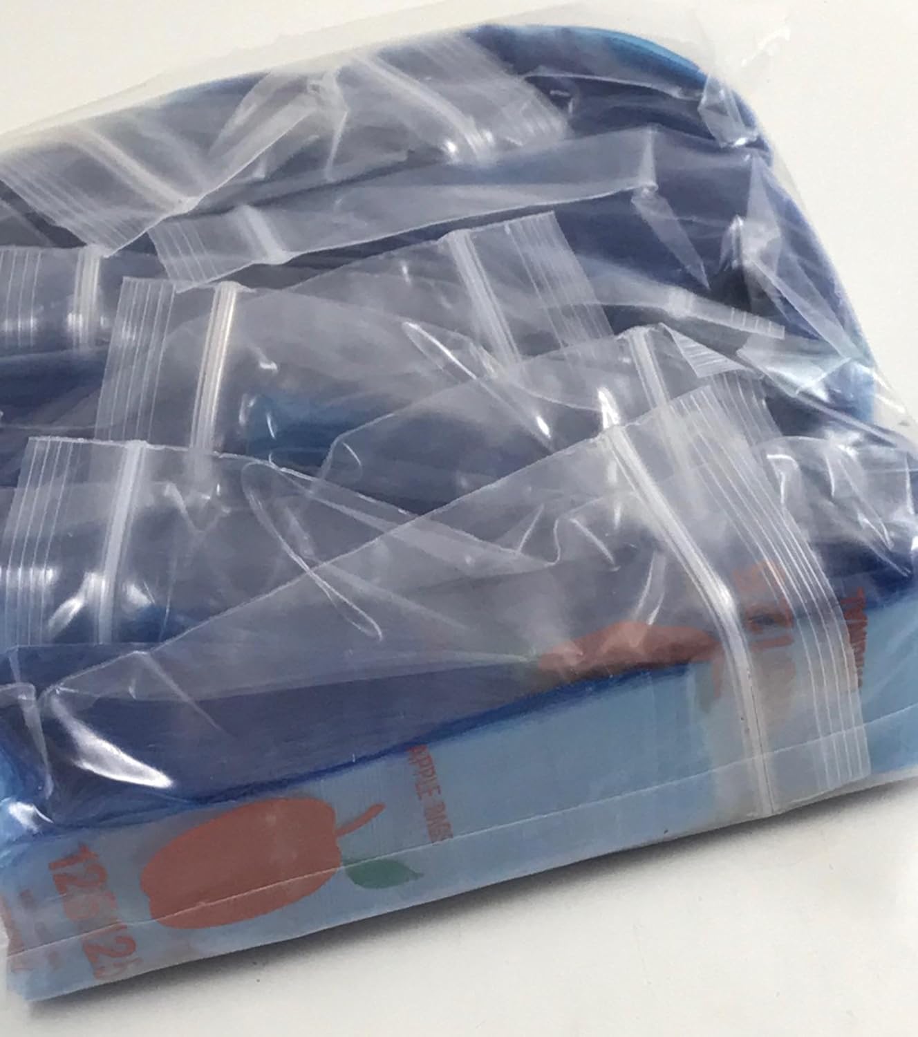 Blue 125125 Original Mini Ziplock 2.5mil Plastic Bags 1.25 x 1.25
