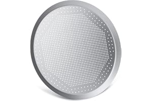 Beasea Pizza Oven Pan, 14 Inch Pizza Crisper Pan with Holes, Round Pizza Tray Perforated Pizza Pan Heavy Duty Aluminum Alloy Pizza Crisper Pan Pizza Baking Tray Bakeware for Home Restaurant Kitchen