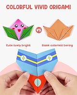 Gamenote Origami Kit for Kids 54 Projects 120 Sheets with 54 designs 14x14cm view 3