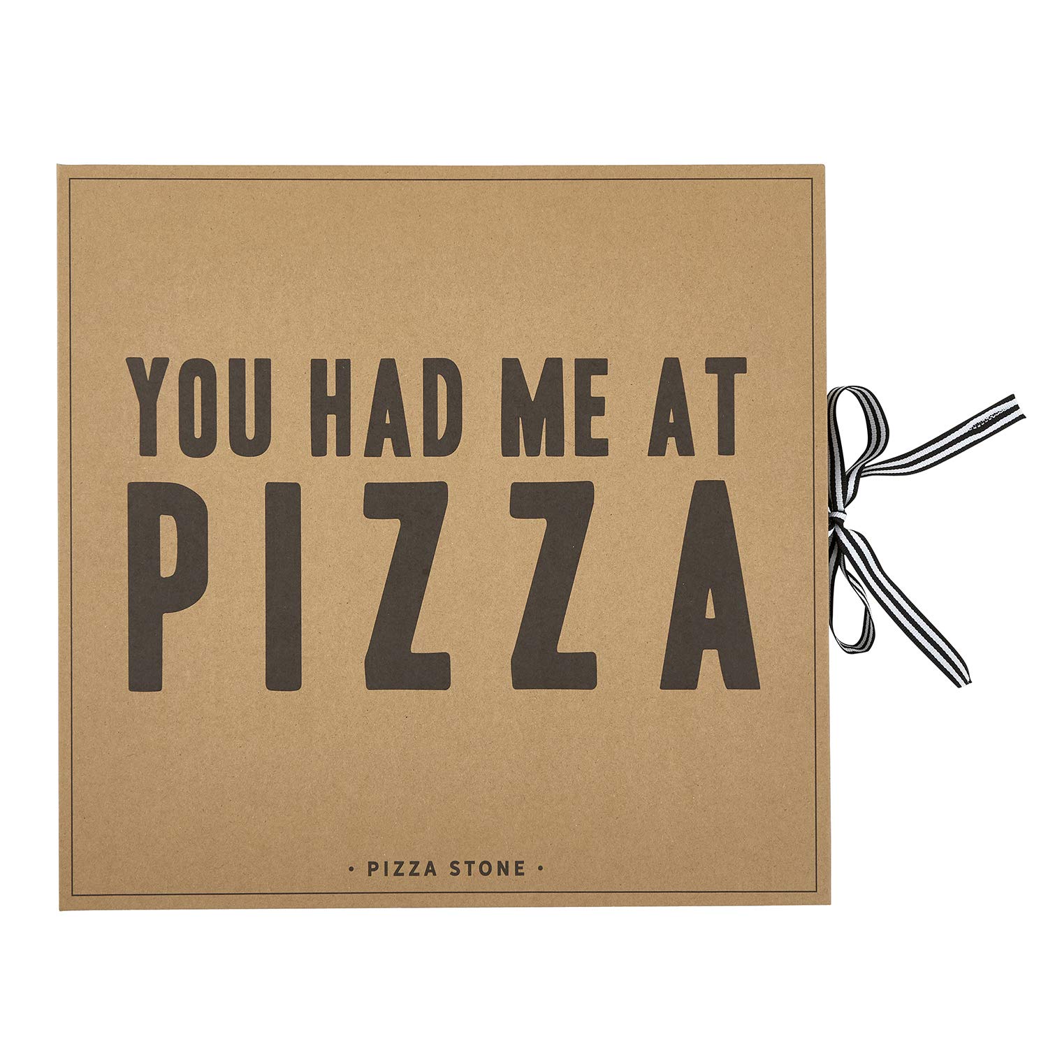 Santa Barbara Design Studio Table Sugar Cardboard Book Gift Set, 15", Pizza Stone
