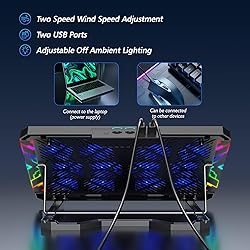 Trullypine Laptop Cooling Pad with 12 Quiet