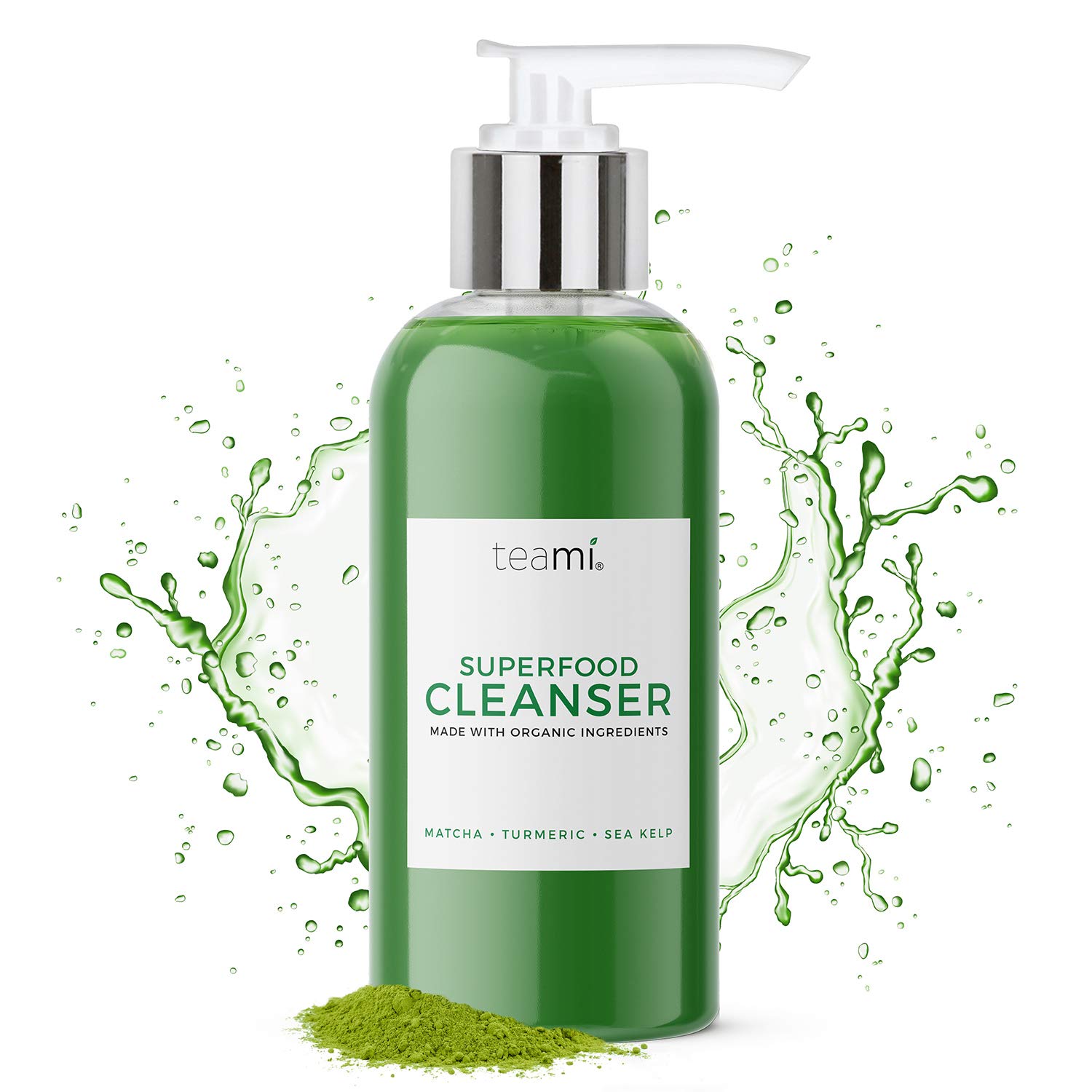 Teami Daily Facial Cleanser Green Tea Face Wash For Women Salicylic Acid Cleanser Organic Face Wash