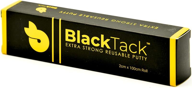 PROtastic Black Tac Putty 1m x 2cm Industrial Strength Mouldable Glue