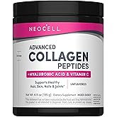 NeoCell Collagen Peptides Powder | 6.9 oz | Unflavored Supplement | with Vitamin C and Hyaluronic Acid | Advanced Formula | Hair, Skin, & Nails | for Women and Men