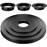 IIOPE Flagpole Collar Base with Adjustable Sleeves &ndash; Scratch-Resistant, Precise Fit, Easy 3-Step Installation, Fits All Flagpoles Under 2.9 Inches