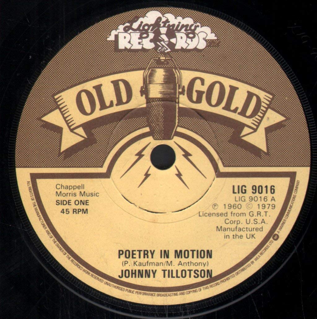 Johnny Tillotson Poetry In Motion Karaoke