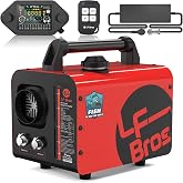 LF Bros 110V/12V 5KW Diesel Heater with Timer, Thermostat, Plateau Mode | 17,162 ft Altitude Tested, 9~27H Runtime, 6-Layer Safety Protection, Freeze-Resistant Wiring, Fast Heating, Low-Noise Pump