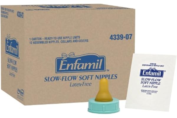 Enfamil Enfamil Slow Flow Soft Nipple, 12-count, 12 Count