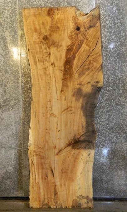 Spalted arce natural parcial Edge Cocina/mesa de comedor parte superior