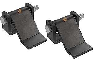 TIEJIAN Weld on Trailer Hinges, Heavy Duty Dump Truck Metal Gate BBQ Smoker Hinges with Grease Zerk, 2 Pack