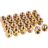 M14x1.5 Studs 6 Lug Nuts 24 Pcs Wheel Lug Nut 7/8" Hex | Fit for Sliverado Sierra Yukon Avalanche Suburban Express 2500/ C2500/ K2500 Escalade Traverse Yukon OEM Factory Style