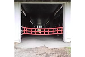 Country Pride Barn Door Guards with Snaps (10', Red)