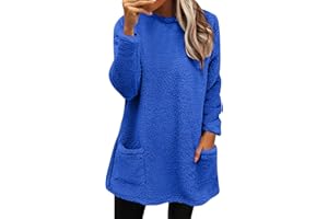 PIFAME Oversized Sweaters For Women Casual Fleece Fuzzy Faux Shearling Warm Winter Outwear Jacket Shaggy Coat Cute Sweater