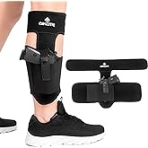 Ankle Gun Holsters with Magazine Pocket for Glock 19 23 26 27 30 36 42 43, S&W M&P Shield 9, Bodyguard 380, Ruger LCP 380, LC9, Sig Sauer P365 P320 P938