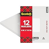 Scotch Photo/Document Mailer, 9 x 11.5 Inches, 12 Pack (7917)