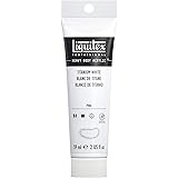 Liquitex 1045432 Professional Heavy Body Acrylic Paint, 2-oz Tube, Titanium White