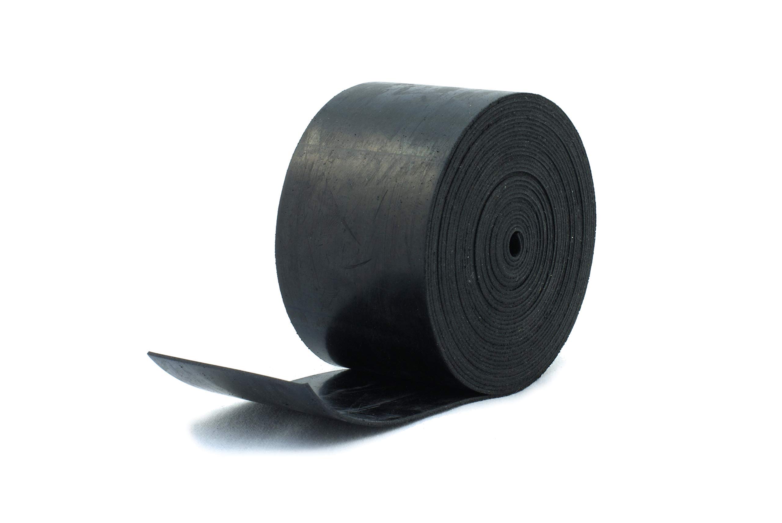 RS® Solid Rubber Strip 75mm Wide x 1mm Thick x 5m Long - SBR Rubber for Sealing, Cushioning, Weather Strip, Anti-Vibration, Anti-Slip, Gaskets & DIY