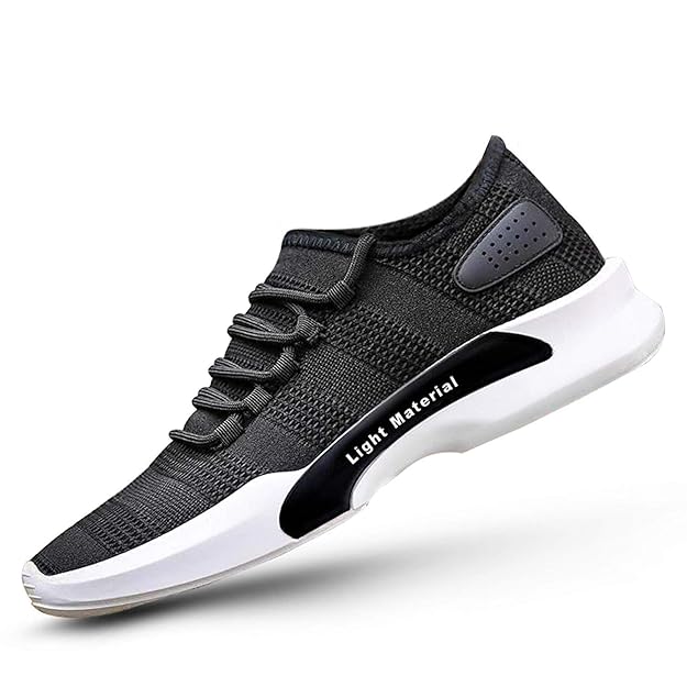 Buy Men's Running Sports Shoes Black at Amazon.in