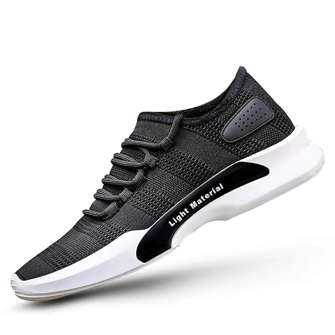 Buy Men's Running Sports Shoes Black at Amazon.in
