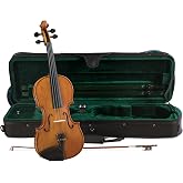 Cremona SV-175 4/4 Premier Student Violin Outfit &ndash; Solid Spruce Top, Maple Back, Ebony Fittings, Prelude Strings, Case &amp; Bow for Beginner &amp; Advancing Students