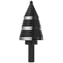 ZELCAN 1PC M2 Step Drill Bit, Faster Drilling Step