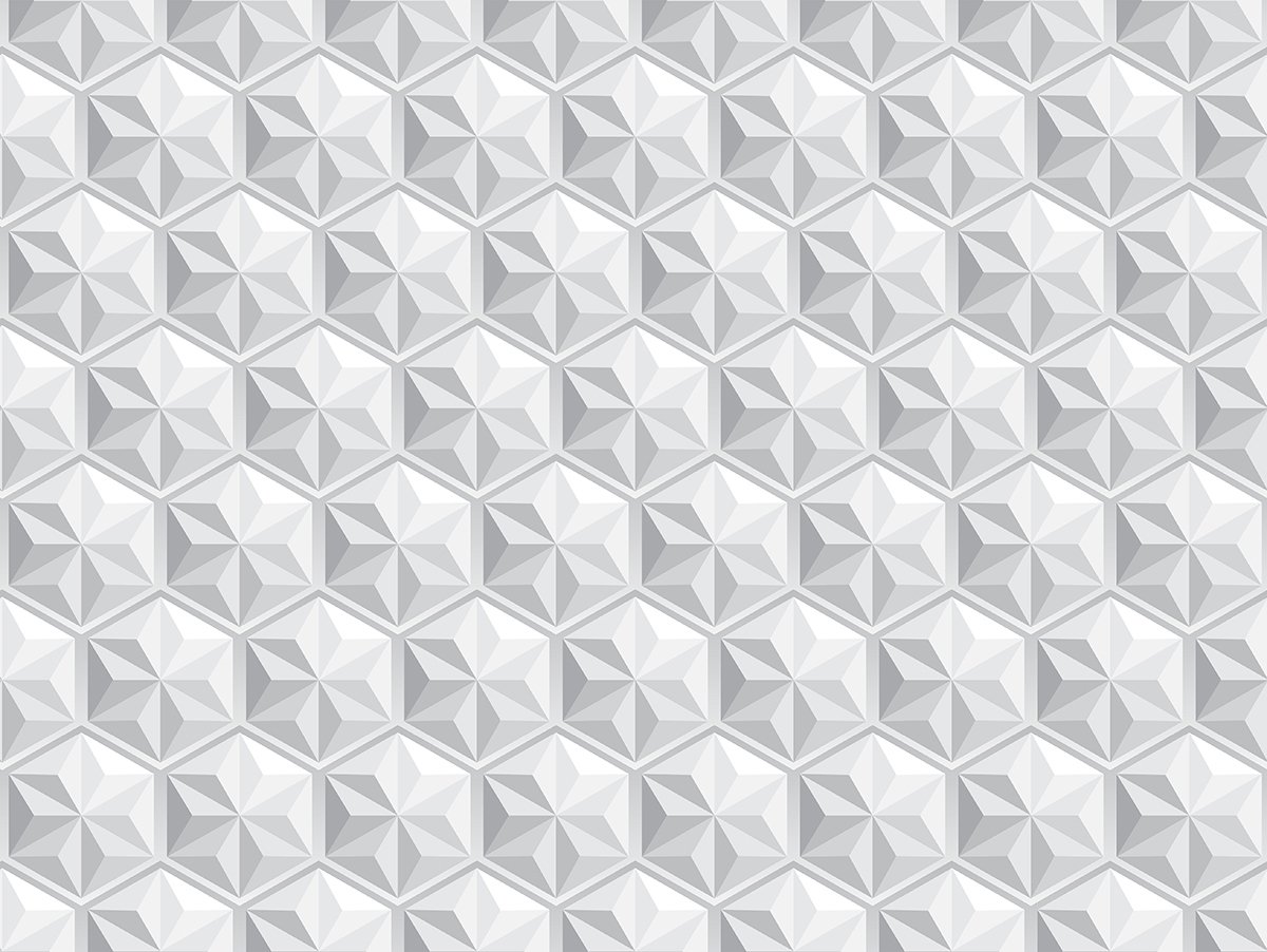 Laroom Vinyl Carpet for Children Origami Design, Anti-Scent, Grey, 100 x 130 cm