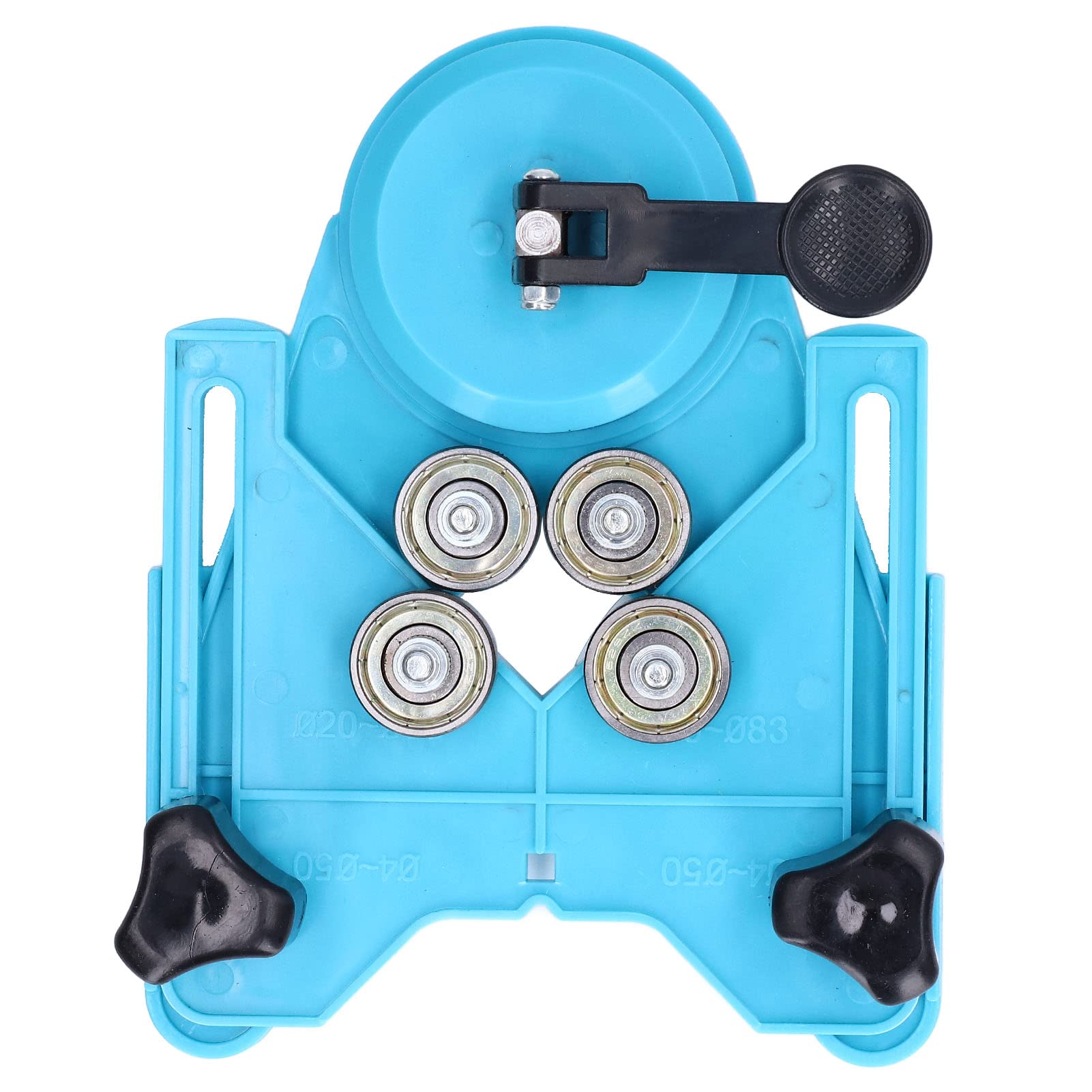 Drill Bit Hole Saw Guide, 4-83mm Adjustable, Strong Suction Cup Design for Ceramic, Glass, Marble