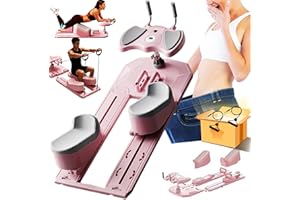 Spine Twist & Stretch Trainer Machine Crawling Training Machine with LED Counter 3 Adjustable Height 230kg Capacity,Detachabl