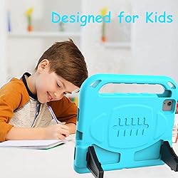BMOUO Kids Case for iPad Air 5/4, Built-in Screen