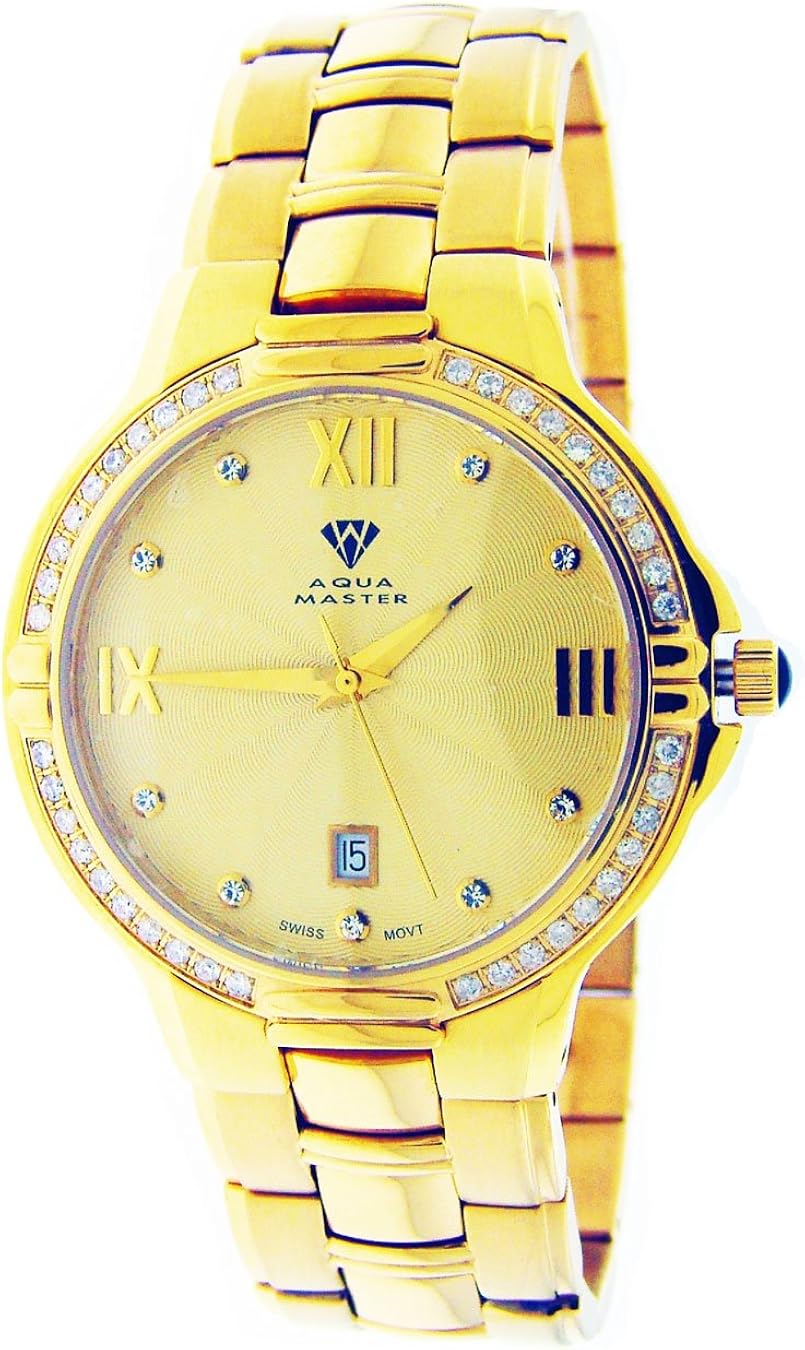Mens Aqua Master Swiss 40mm 1.00ct 40 PCS Diamonds Watch