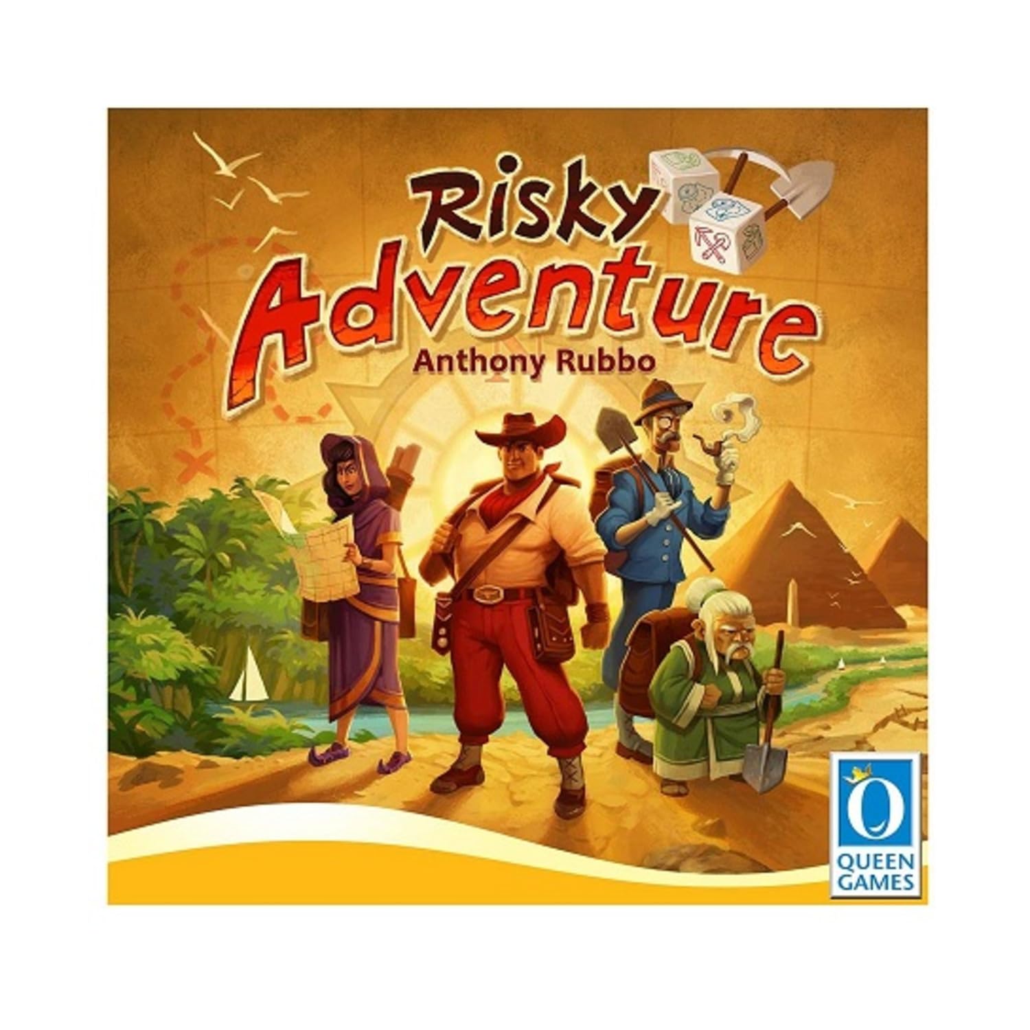 Queen Games 010191 Risky Adventure - English/German