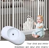 WUBAYI 4Pcs Baby Gate Extension Wall Protector No Drill Elliptic view 5